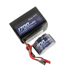 Gens Αce RX Pack NiMh 6.0V-1700 (Dual JR-JST) Hump / GE6-1700H-JJ